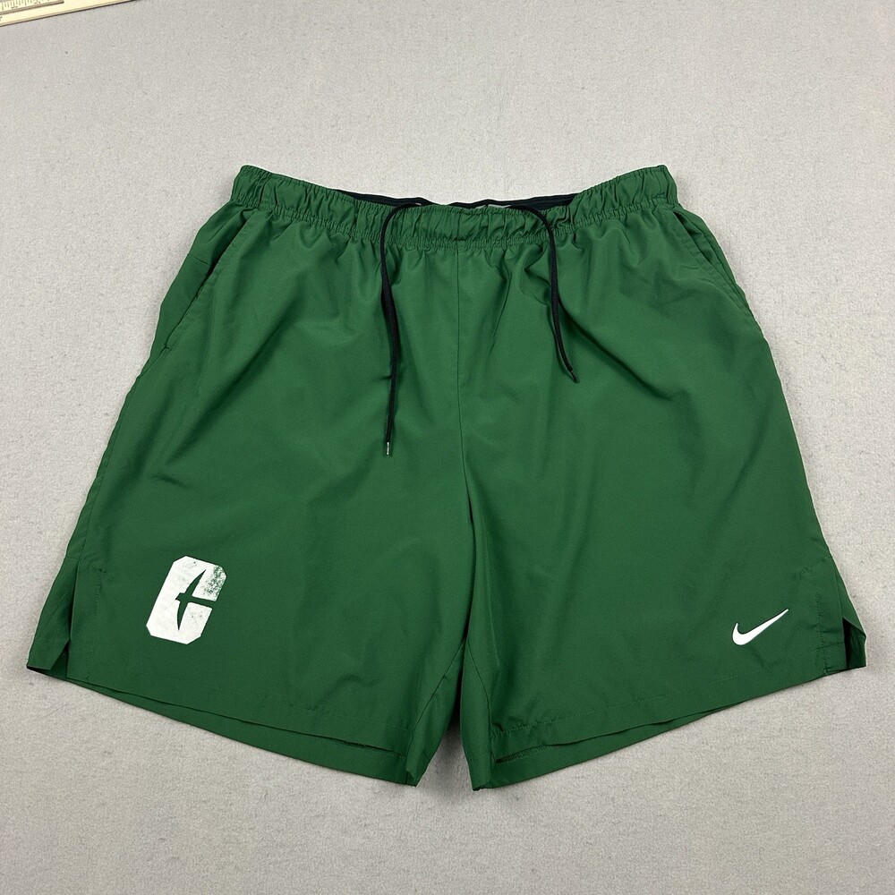 UNC Charlotte 49ers Shorts Men 3XL Green Nike Team Issued NCAA Football Dri Fit
